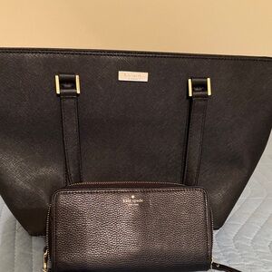 Kate Spade Midnight Black Clutch
